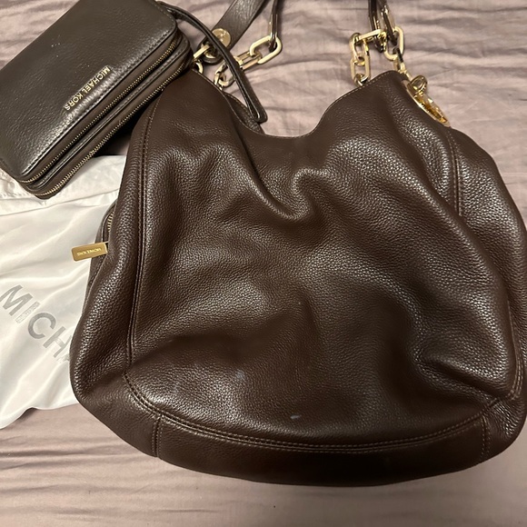 Chocolate Brown Michael Kors Handbag and Wallet - Picture 1 of 1